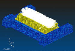 成形解析結果からブランクの接触圧を 金型へマッピング