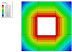 Abaqus/Standardでの状態変数による要素削除3