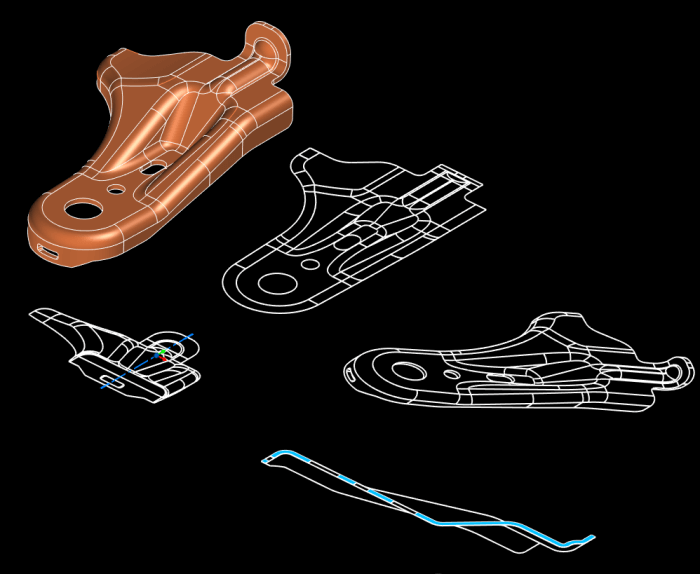 3Dモデルの図面化 / 断面図