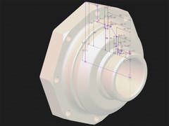 Tebisスケッチャーでは直観的なパラメトリック操作で2Dカーブを作成できます。